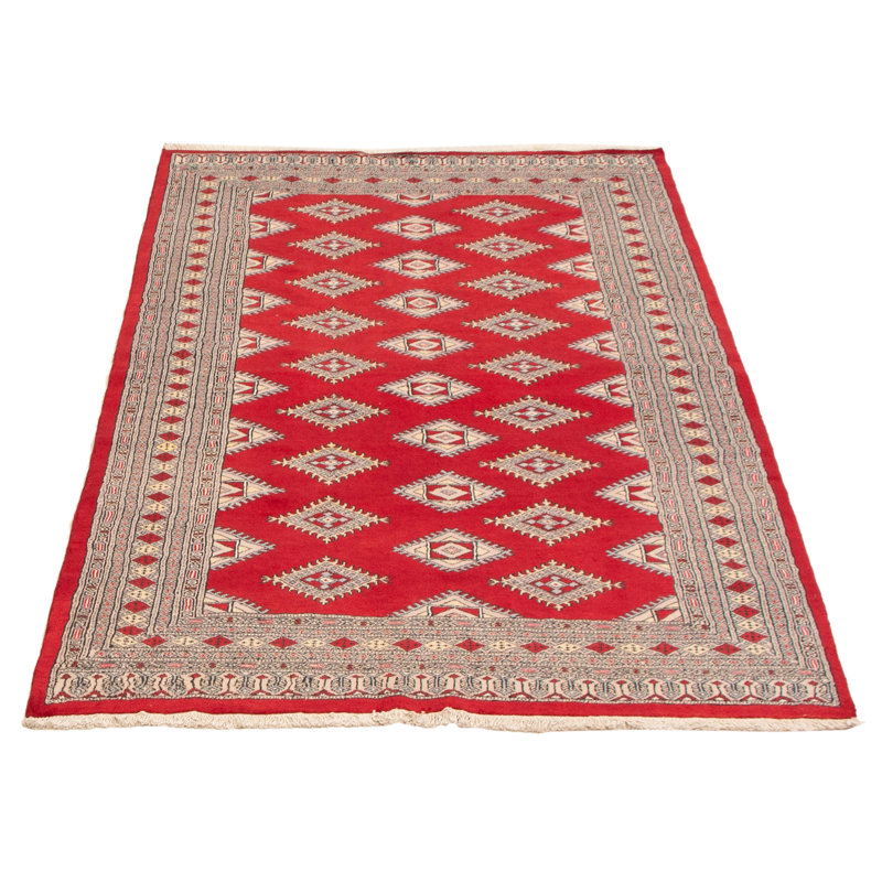Tapis unique en laine noué à la main nouvel âge 5 pi x 8 pi Morgen
