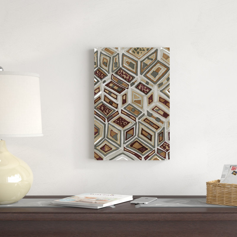 " African Tribal I " Painting Print, 18" H x 12" W x 1.25" D