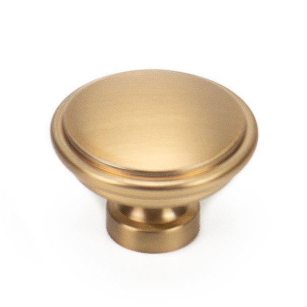 Poignée champignon 1,25 po de diamètre, Champagne champagne