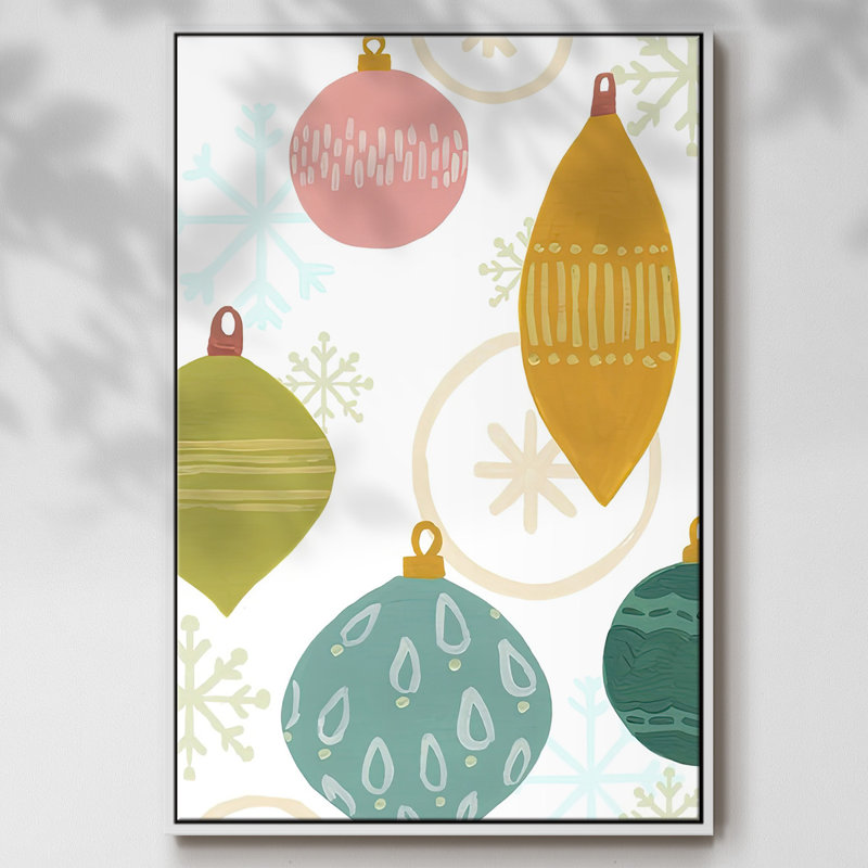 Collection Modern Holiday B, H 25 po x l 17 po x P 1,5 po, Blanc