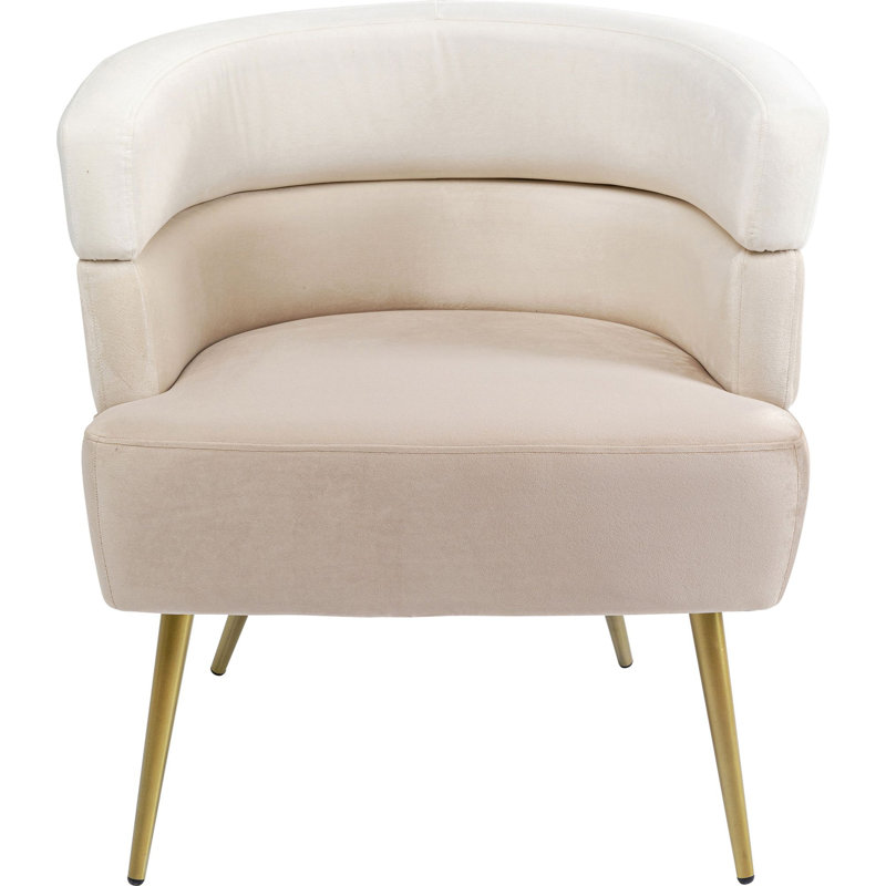 Armchair Sandwich, Gold, Cream