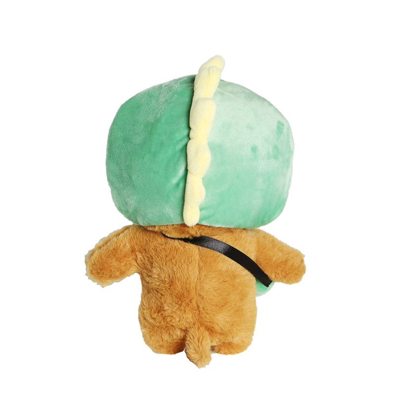 Peluche Shiba Dinosaur - brun clair