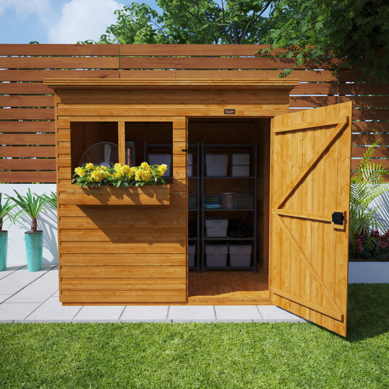 7x5w Tiger Shiplap Pent