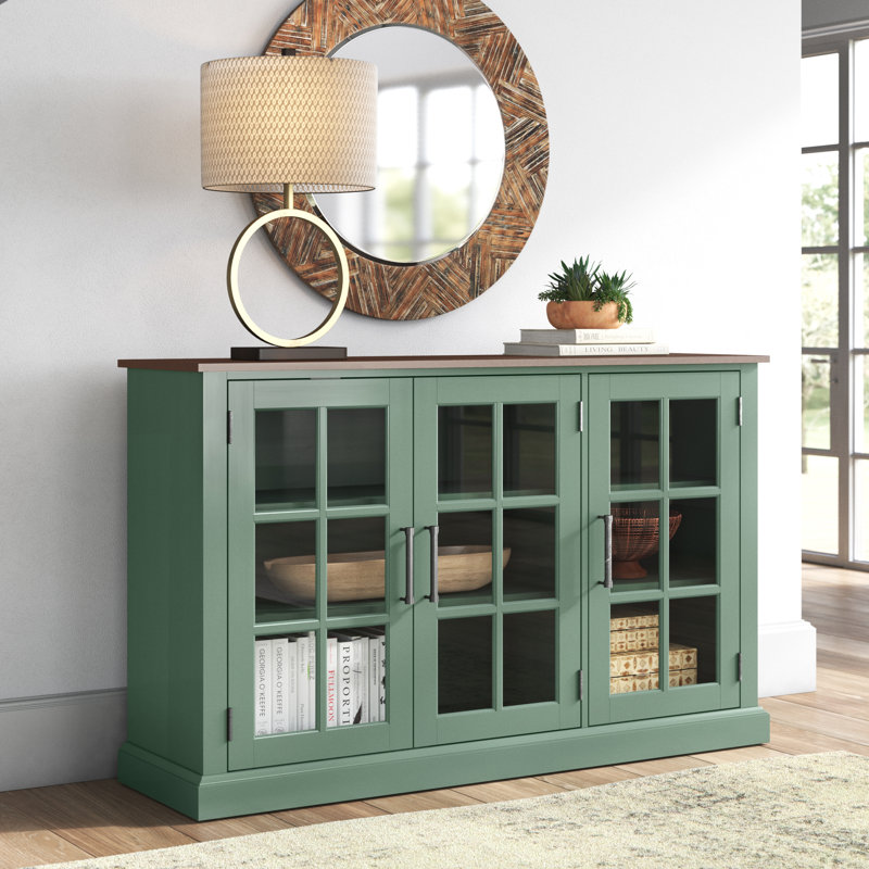 Thomas 55'' Sideboard, Kale/Brown