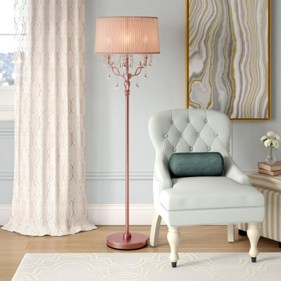 Danessa 59'' Copper Candelabra Floor Lamp