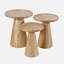 Ensemble de 3 tables gigognes en bois de manguier massif Jean -1811666179