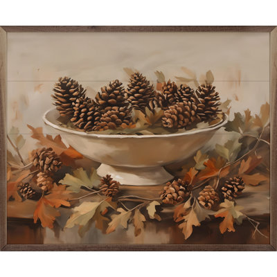 " Pinecones Fall Centerpiece "