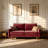 56.3" Velvet Spring-Padded Loveseat Comfort Sofas-23490211