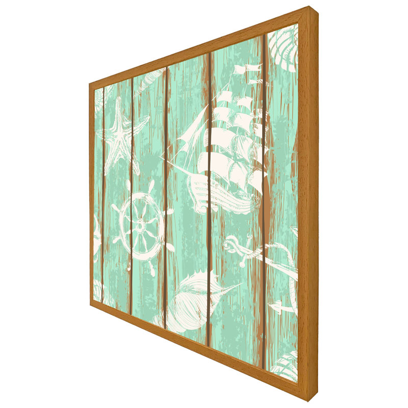 Xavie Single Picture Frame Print, 76cm H x 76cm W x 4cm D, Oak Framed