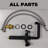 roind Single Hole Dual Handle Industrial Style Bathroom Faucet-95973449