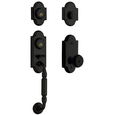 Complete Inactive Ashton Dummy Handleset with Knob and Rosette