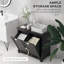 Armoire à paniers double inclinable, rangement pour salle de bain. 2 pièces de lessive pour salle de bain, noir. Armoire moderne avec grande serviette. Fabrication séparée et foncée, eau. Surmatelas. Fixation murale