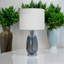 Glass Table Lamp And Shade-1217895370