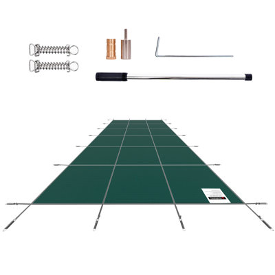 20' x 40' - Polypropylene - Pool Safety Cover - Green