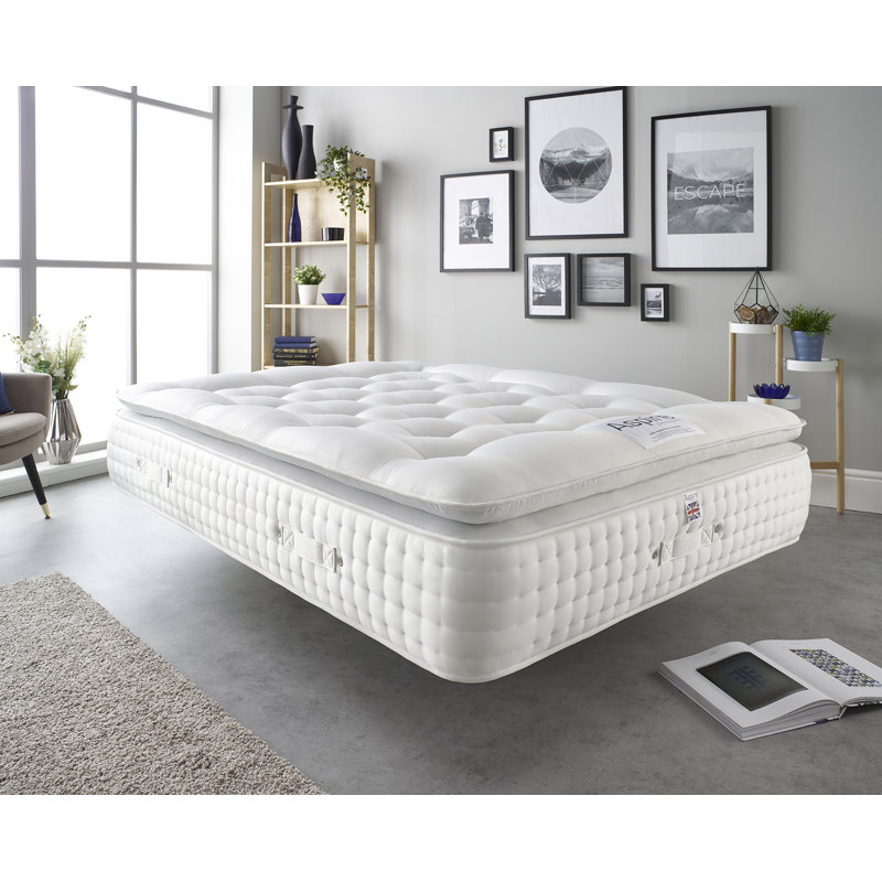 Aspire Pillow Top Pocket Sprung Mattress, Kingsize (5')