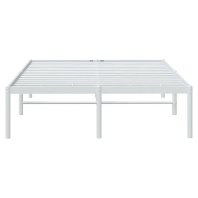 Metal Bed Frame White