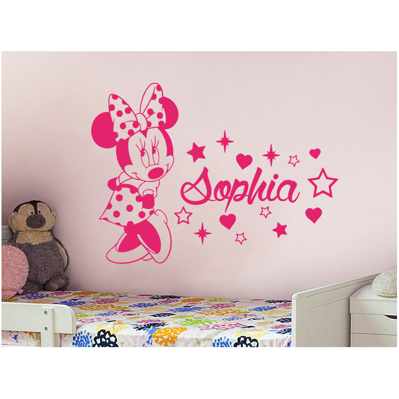 Adhésif décoratif Minnie Mouse, Oui, Rose