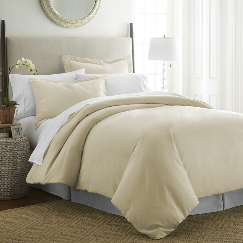 Simply Soft™ Ultra Soft Microfiber Duvet Cover Set, Black, King Duvet Cover + 2 Shams