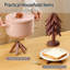 Ensemble de sous-pieds Natural Tree (couleur bois naturel, 5 sous-pieds et 1 support)