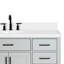 Meuble-lavabo simple en bois massif 54 po avec lavabo à quartz blanc 1,5 po Thornaby-1431350143-1465847704