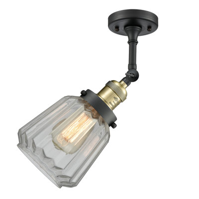 Vinson Glass Semi Flush Mount