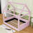 Full Upholstered Daybed with LED Light-1503821791