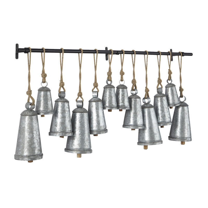 Cloche décorative tibétaine, Argent argent