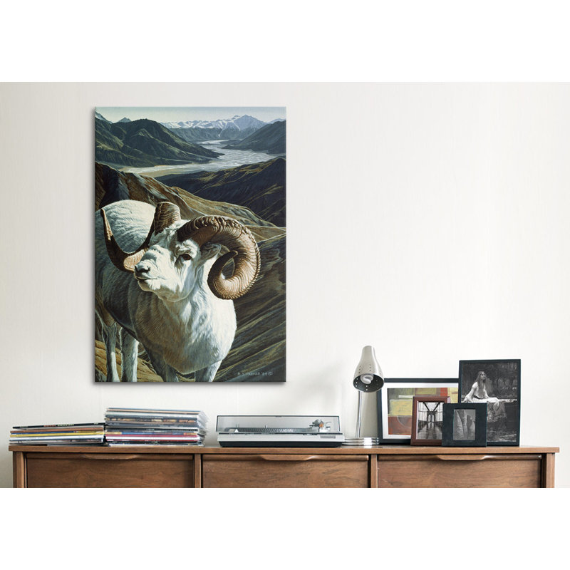 « warrior » par reproduction de photo sur toile tendue Ron Parker, H 26 po x l 18 po x P 1,5 po