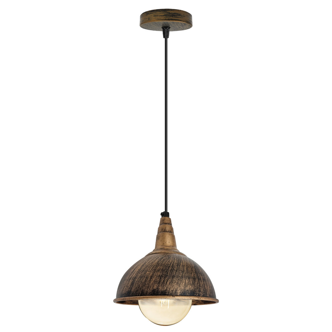 Foosland 1 - Light Brushed Copper Single Pendant
