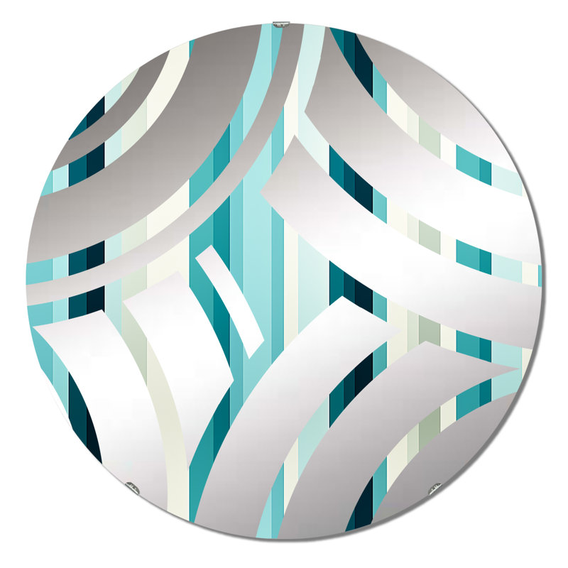 Miroir décoratif à motif zen Zen Tranquility, 23,6 po x 23,6 po