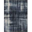 Shibori Hand Knotted Wool Abstract Area Rug in Indigo/Ivory-145540873-145540870