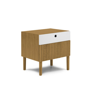 Ironesha 45cm W Bedside Table