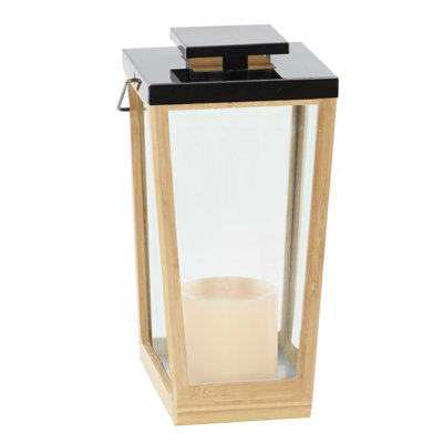 15'' H Stainless Steel Tabletop Lantern