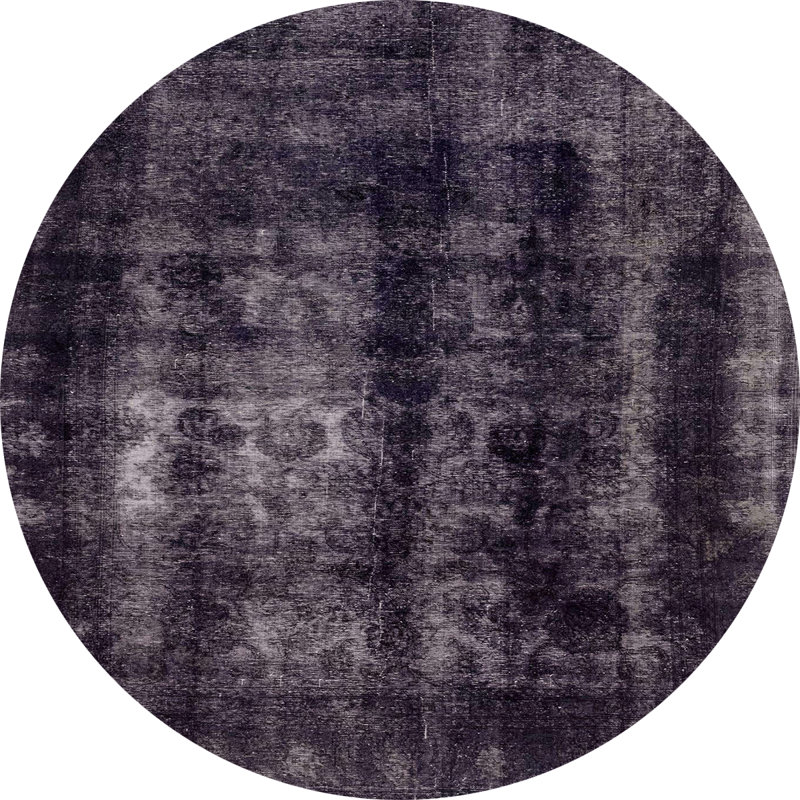 Abstract Indoor Rug, Round 6'