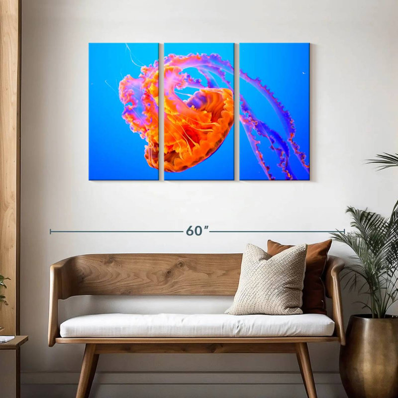 Jellyfish Somersault, 28" H x 45" W