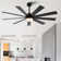 Veun 84-inch 9-Blades Ceiling Fan with Led Light and Remote