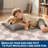 Washable Scalloped Rug Modern Checkerboard Rug Non Slip, Soft Non Shedding Thin Carpet, Indoor Low Pile Foldable Carpet, Contemporary Printed Mat for Living Room Bedroom-897534228
