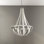 Crystal Empire LED 12 Light 20.5in x 27in Chandelier in White Pass with Clear Radiance Crystals