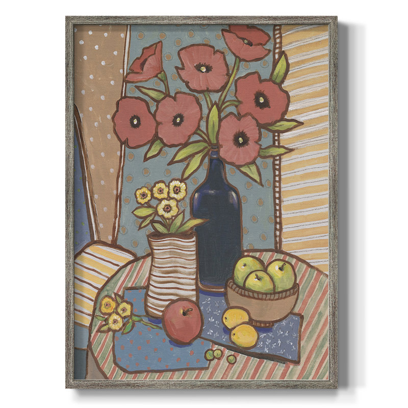 Table Still Life I, reproduction encadrée - bois massif, H 11 po x l 9 po