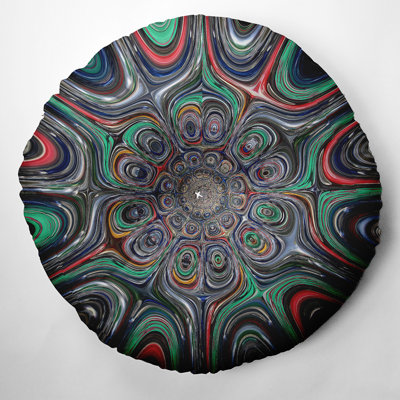 Abstract Reversible Throw Pillow