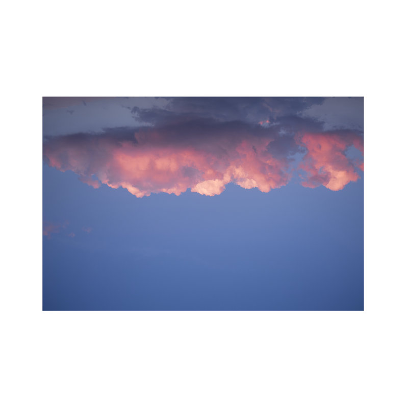 Pink Cloud Print by Francis Augustine, Acrylic, 48" H x 72" W x 0.1" D, No Mat