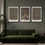 " William Morris Classic And Crafts Floral Botanical Illustrations Rustic Vintage Art Decor " 3 - Pieces-98696272-98696273