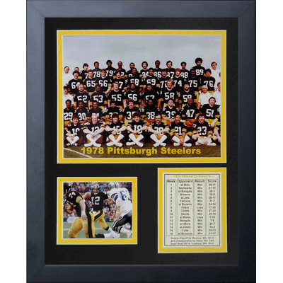 Pittsburgh Steelers 1978 Champs Framed Memorabili