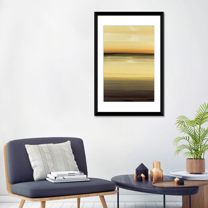 «Warm Vision» par Lisa Ridgers - Giclée sur toile tendue avec châssis, H 32 po x l 24 po x P 1 po, Papier d'art encadré noir