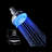 Juno Water-Powered Color-Changing LED Dual Shower Head – Wall Mount with 3-Way Diverter
