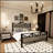 Full Size Bed Frame,Easy Assembly, Brown