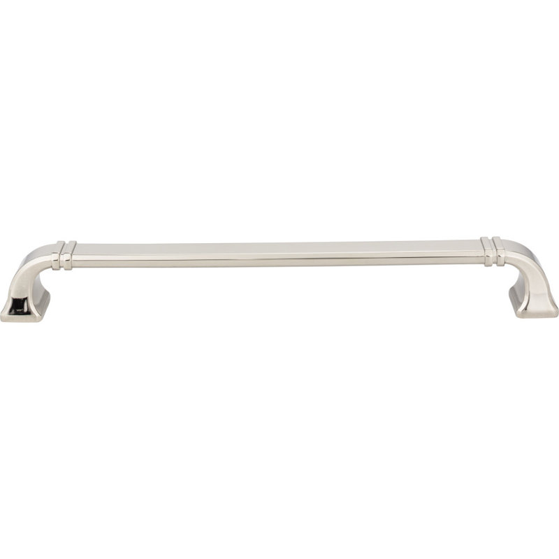 Ella Bar Pull, 12", Polished Nickel