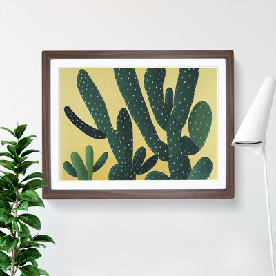 Bedazzled Cactus - Single Picture Frame Print