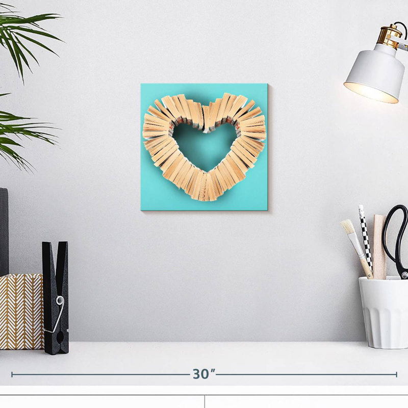 Kerner Book Heart Arrangement