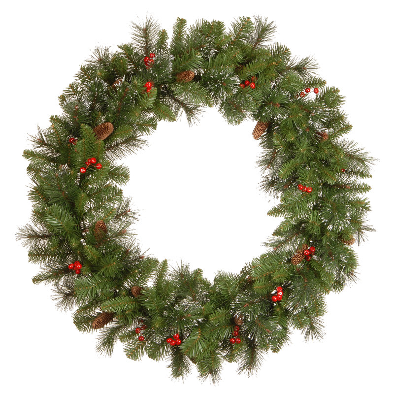 Crestwood Spruce Wreath, 29" H x 4.50" W x 29" D